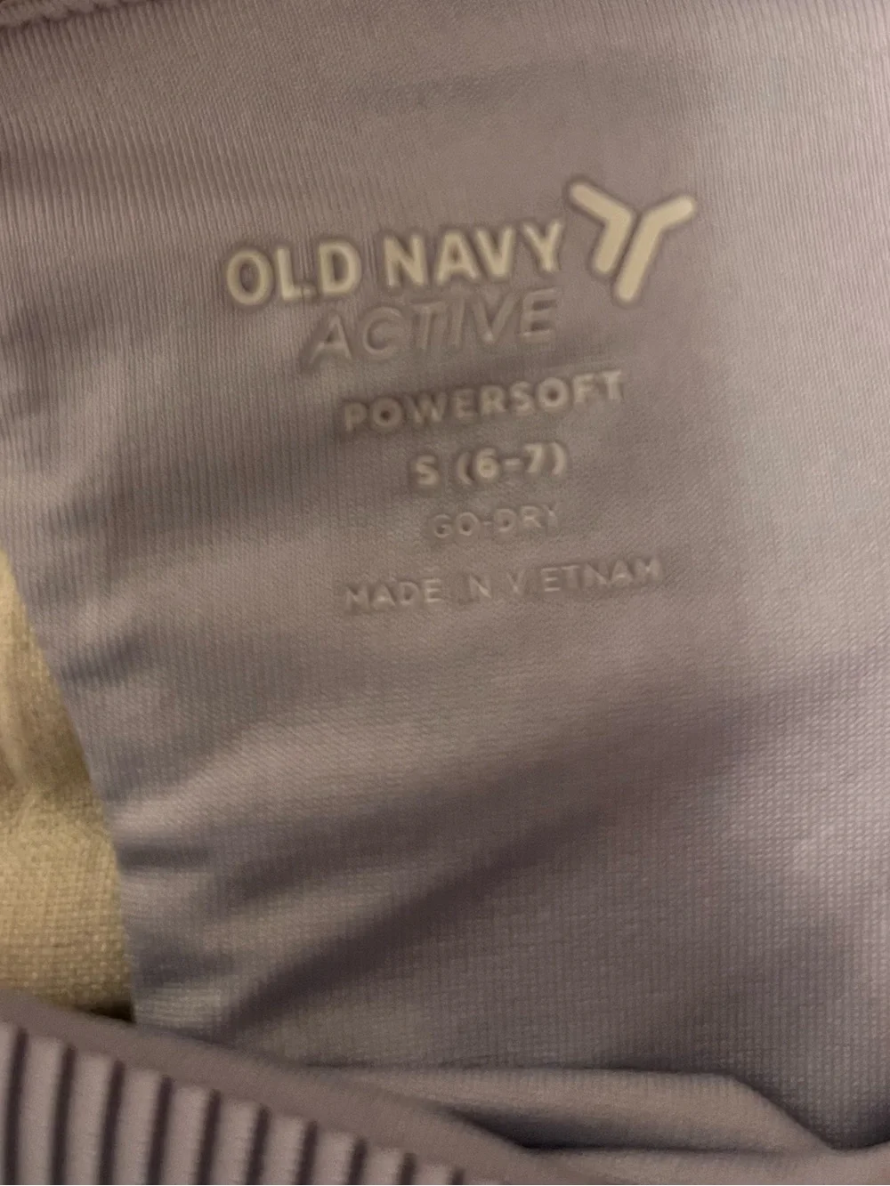 Old Navy Active Girls Two-Piece Stripe Crop Top & Skort Set